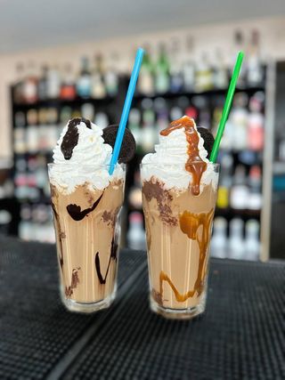 Ice cream frappe