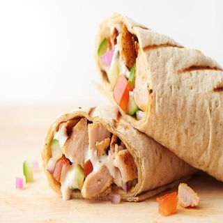 Special Shawarma, Extra Chicken, Beef and 3 Hotdogs