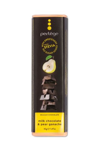 Perlége млечен шоколад с пралина и ганаш от круша (42г)