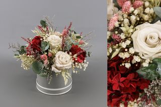 Arranjo de Flores Secas e Preservadas