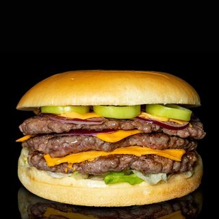 Triple Halapenjo Smash burger