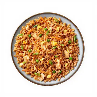 Arroz Frito Con Pollo