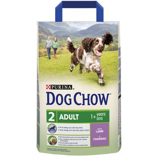 Hrana uscata pentru caini Dog Chow Adult, Miel & Orez, 2.5Kg