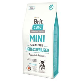 Brit Care Mini 2kg Light Sterilised Królik Łosoś