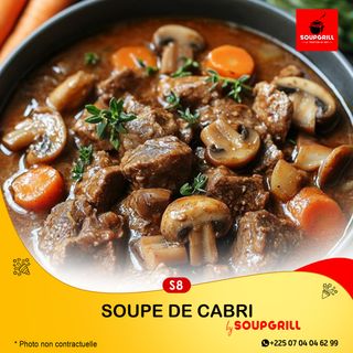 Soupe De Cabri + Accompagnement