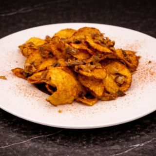 Chips di guanciale e paprika