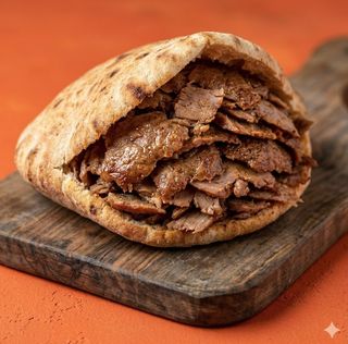 Panino kebab solo carne