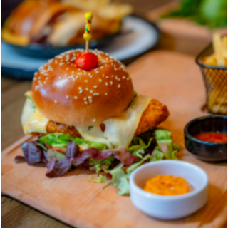  Burger Poulet crispy   