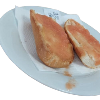 Barra De Pan Tostado Con Tomate