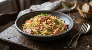 Tagliolini With Salmon