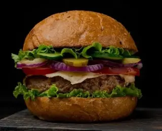 Burger Cheese Bacon Fumé