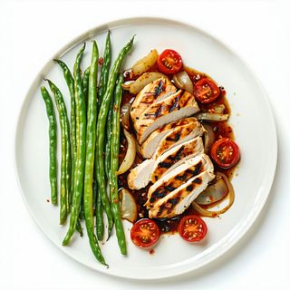 Plat d'Haricots verts