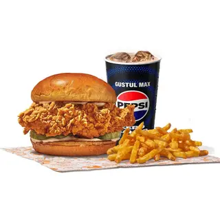 Chicken Sandwich Large Meal