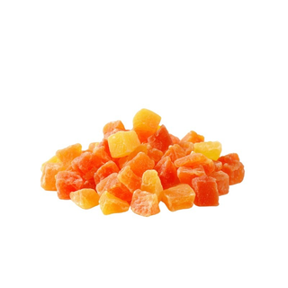 Papaya cuburi uscate