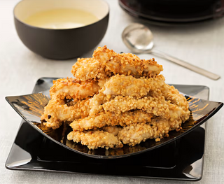 Pechuga De Pollo Frito Almendrado