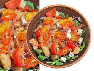 Салат з Тигровими Креветками (310g)