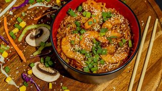 ბრინჯი კრევეტებით