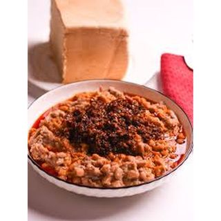 Ewa Agoyin With Agege Bread