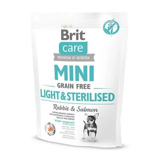 Brit Care Dog GF Mini Light&Sterilised з Кроликом та Лососем 0.4 кг