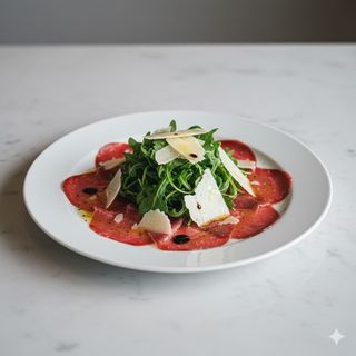 Carpaccio di bresaola rucola e grana