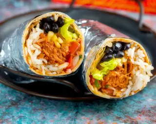 Burrito cochinita taquería