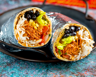 Burrito cochinita taquería