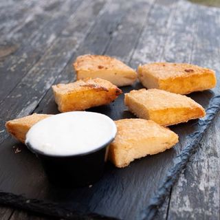 Arepitas Fritas Con Nata Criolla