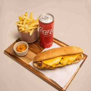 sandwiche poulet mariné