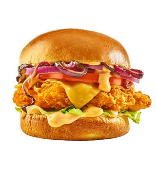 Burger Au Poulet Frangos-Frangos chicken burger