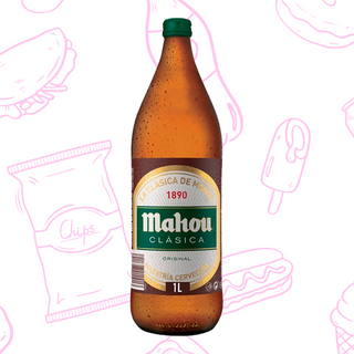 Cerveza Mahou 1L