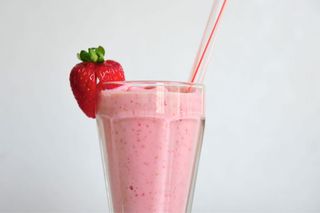 Batido - Morango com leite condensado 