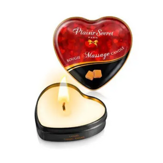 Масажна Свічка-серце Plaisirs Secrets Caramel (35 Мл)