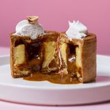 შუს დესერტი პრალინეთი და ვანილით