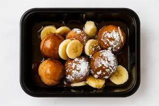 Papanasi cu ciocolata si banane 300g