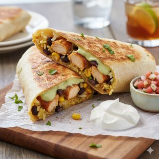 Qurrito zestaw z frytkami