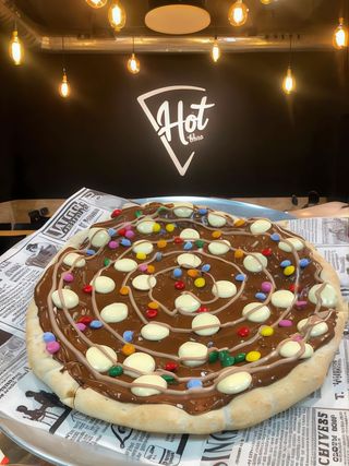 Pizza chocolate