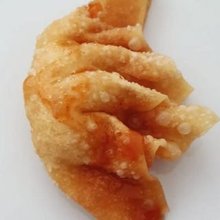 Guiosas de frango e legumes