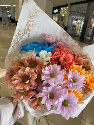 5szt - margaretki kolorowe