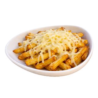 Пържени пресни картофки с кашкавал