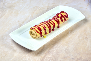 Palačinka sa vanilom i malinom