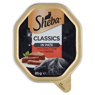 Karma dla kotów z  wołowina Sheba . 0.085кг