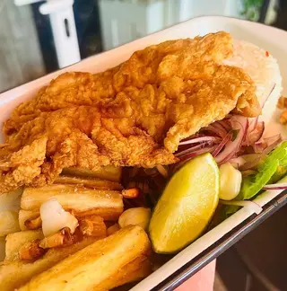 Pescado arrebozado