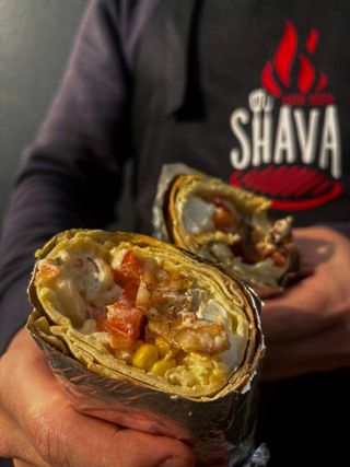 Шаурма З креветками 