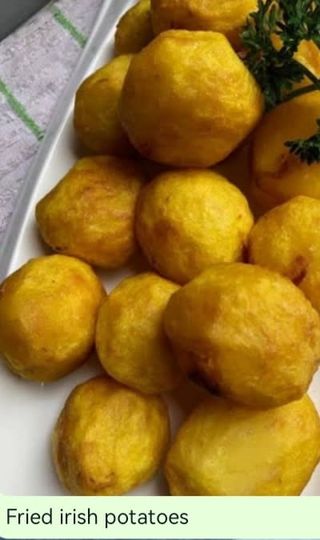 Deep Fried Irish Potatoes Plain