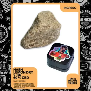 Hash Lemon Dry CBD 2Gr