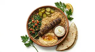 Kafta (Kofta) libaneza / Urfa kebab Bowl