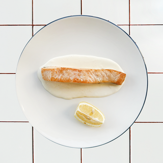 Лосось со сливочным соусом