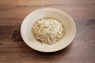 Carbonara pasta gluten free