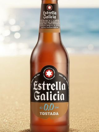 Estrella Galicia® 0,0 Tostada, Botella 33cl