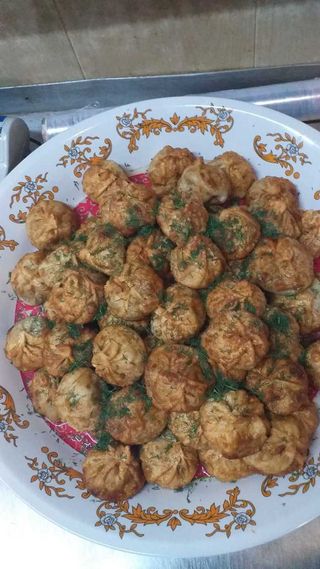 Манты жареные 5 шт порции 